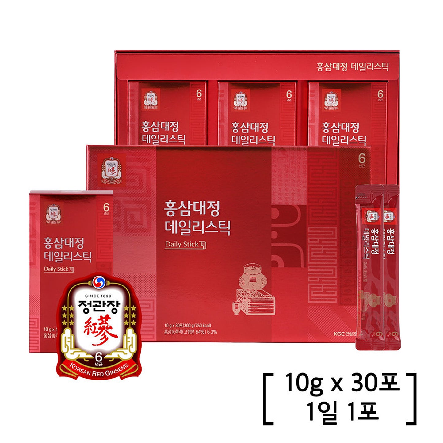 정관장 홍삼대정 데일리스틱 10gx30포 선물세트